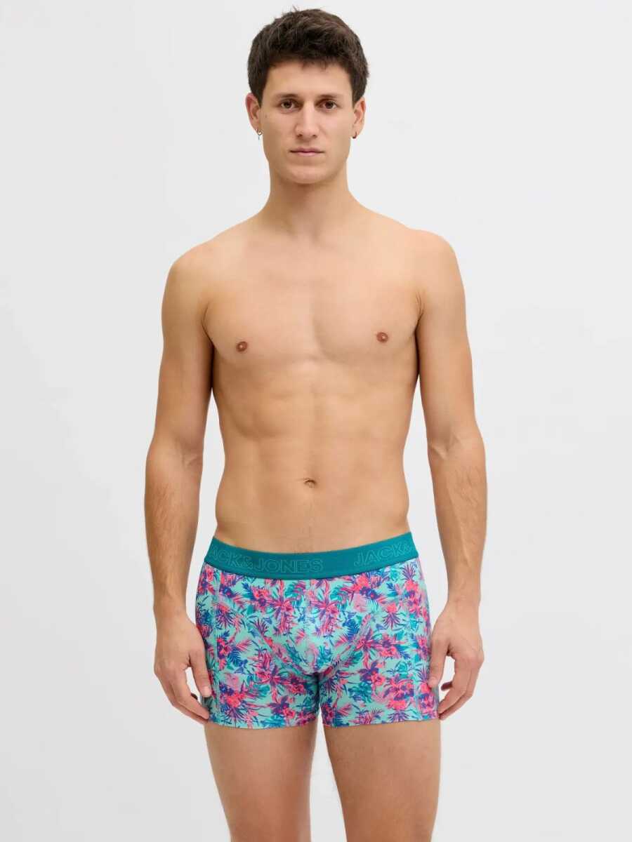 Jack Jones Exotıc Leaves 3 Lü Paket Erkek Boxer 12291162 (1)