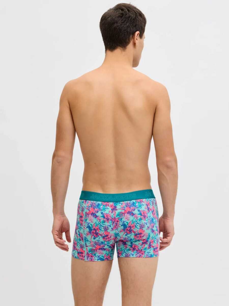Jack Jones Exotıc Leaves 3 Lü Paket Erkek Boxer 12291162 - 3