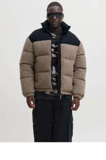 Jack Jones Flare Teddy Puffer Erkek Ceket 12286050 