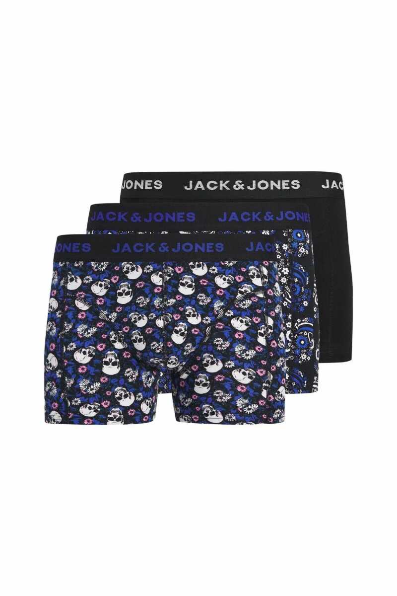 Jack Jones Flower Skull 3 Lü Paket Erkek Boxer 12289026