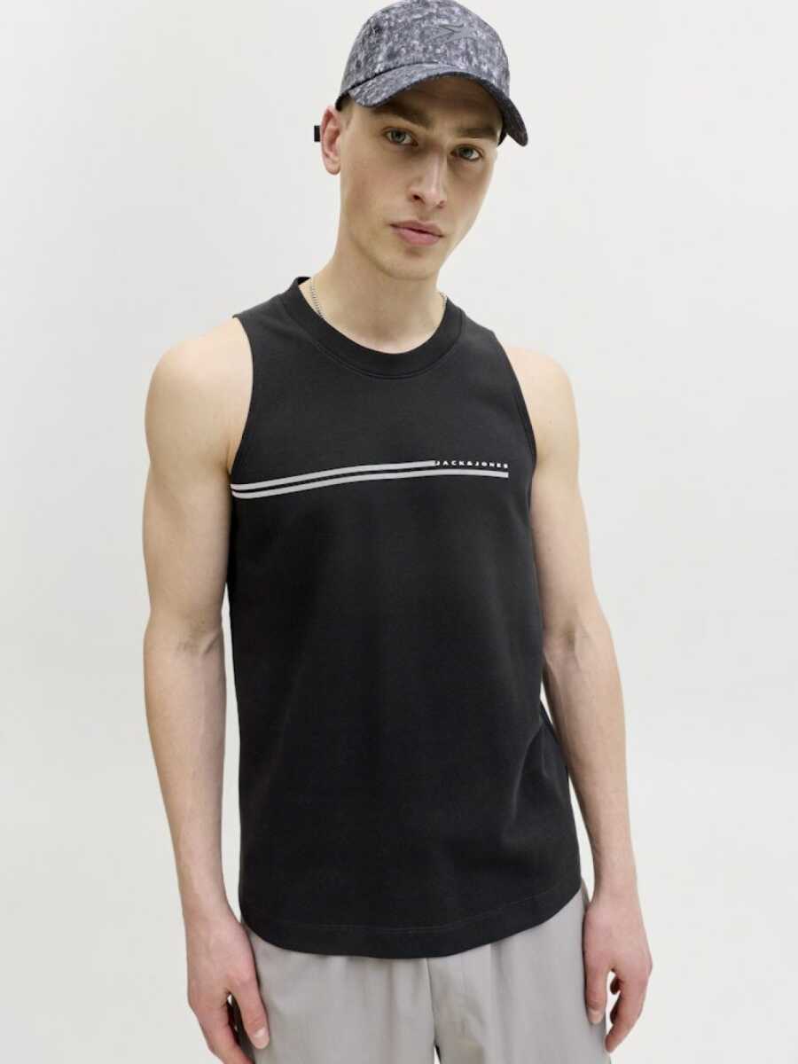 Jack Jones Fusıon Chest Brand Regular Fit Erkek Atlet 12295005 - 3