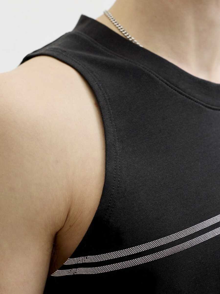 Jack Jones Fusıon Chest Brand Regular Fit Erkek Atlet 12295005 - 6