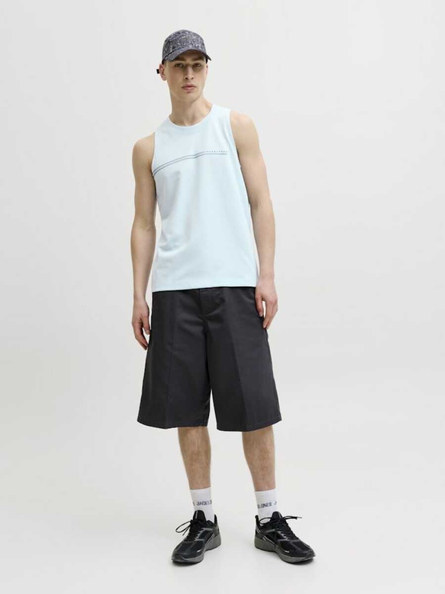 Jack Jones Fusıon Chest Brand Regular Fit Erkek Atlet 12295005 (1)