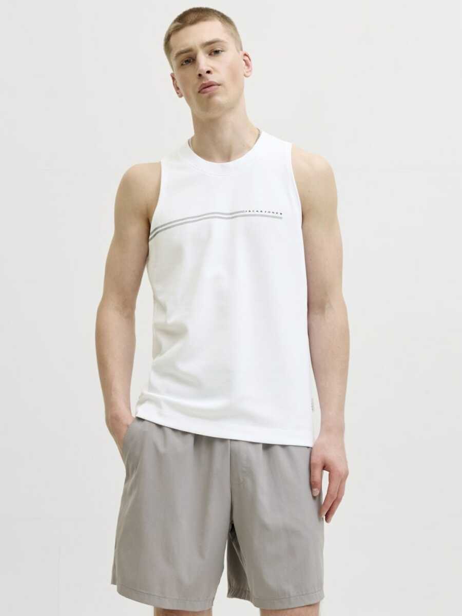 Jack Jones Fusıon Chest Brand Regular Fit Erkek Atlet 12295005