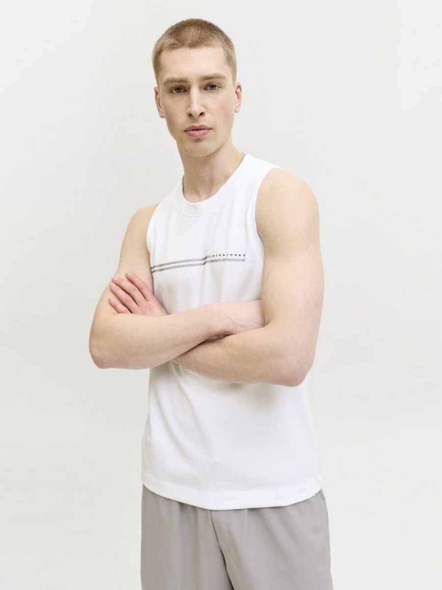 Jack Jones Fusıon Chest Brand Regular Fit Erkek Atlet 12295005 - 3