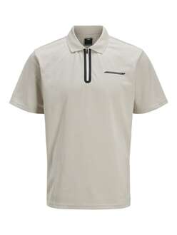 Jack Jones Fusıon Pıque Fermuarlı Polo Yaka Erkek Tişört 12273127