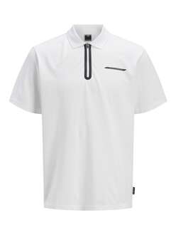 Jack Jones Fusıon Pıque Fermuarlı Polo Yaka Erkek Tişört 12273127