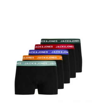 Jack Jones Geo Solıd 5 Li Paket Erkek Boxer 12303999