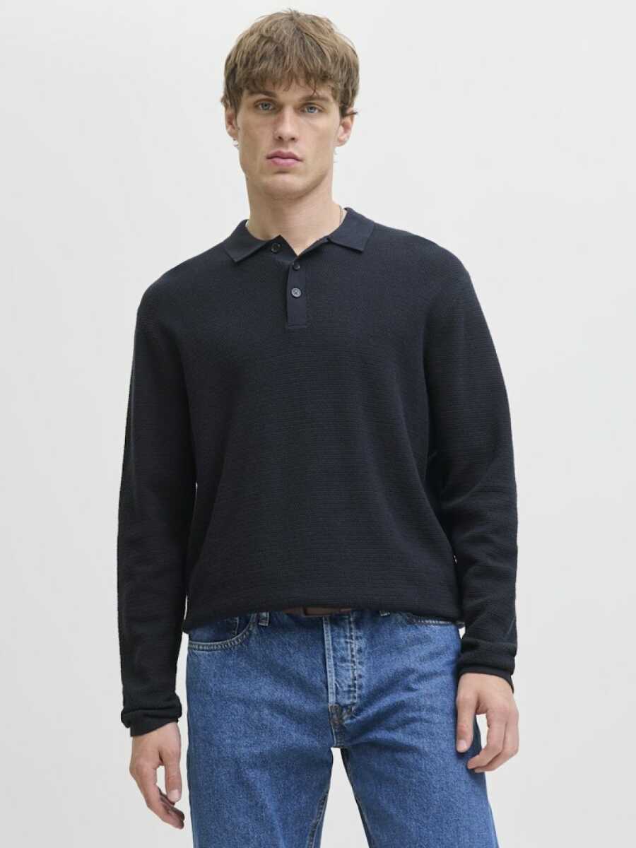 Jack Jones George Polo Yaka Erkek Kazak 12278815 - 1