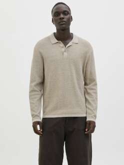 Jack Jones George Polo Yaka Erkek Kazak 12278815