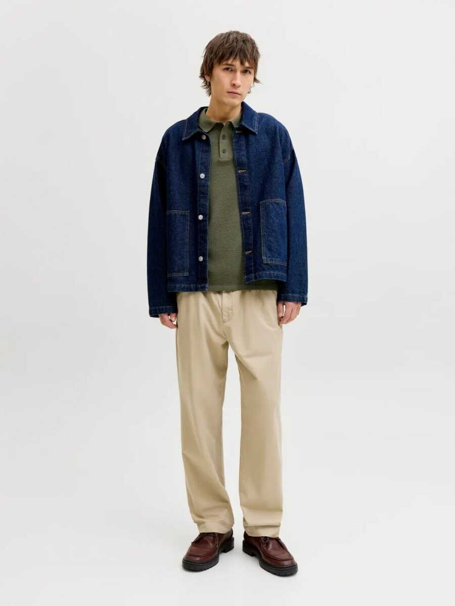 Jack Jones George Regular Fit Polo Yaka Triko Erkek Tişört 12268281 (1)