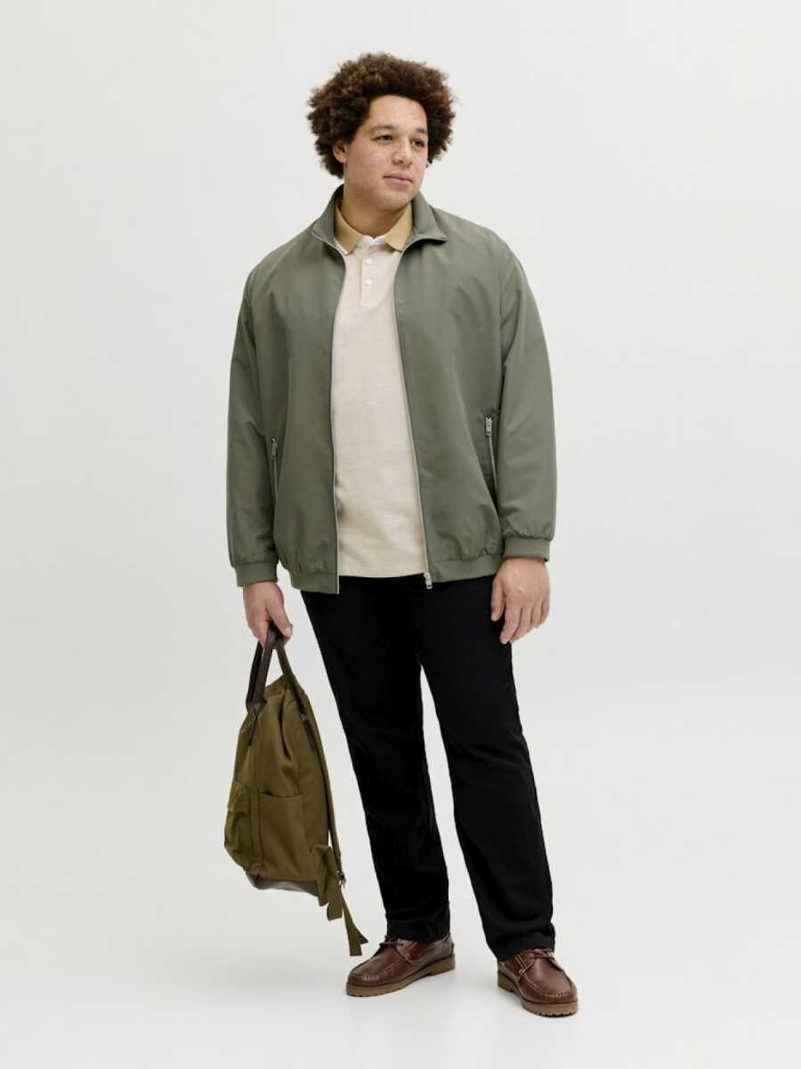 Jack Jones Harrington Büyük Beden Erkek Bomber Ceket 12231718 - 3