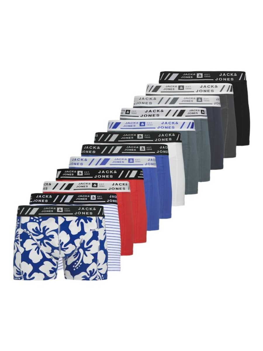 Jack Jones Hawaıı Style 12 Li Paket Erkek Boxer 12277826 - 1