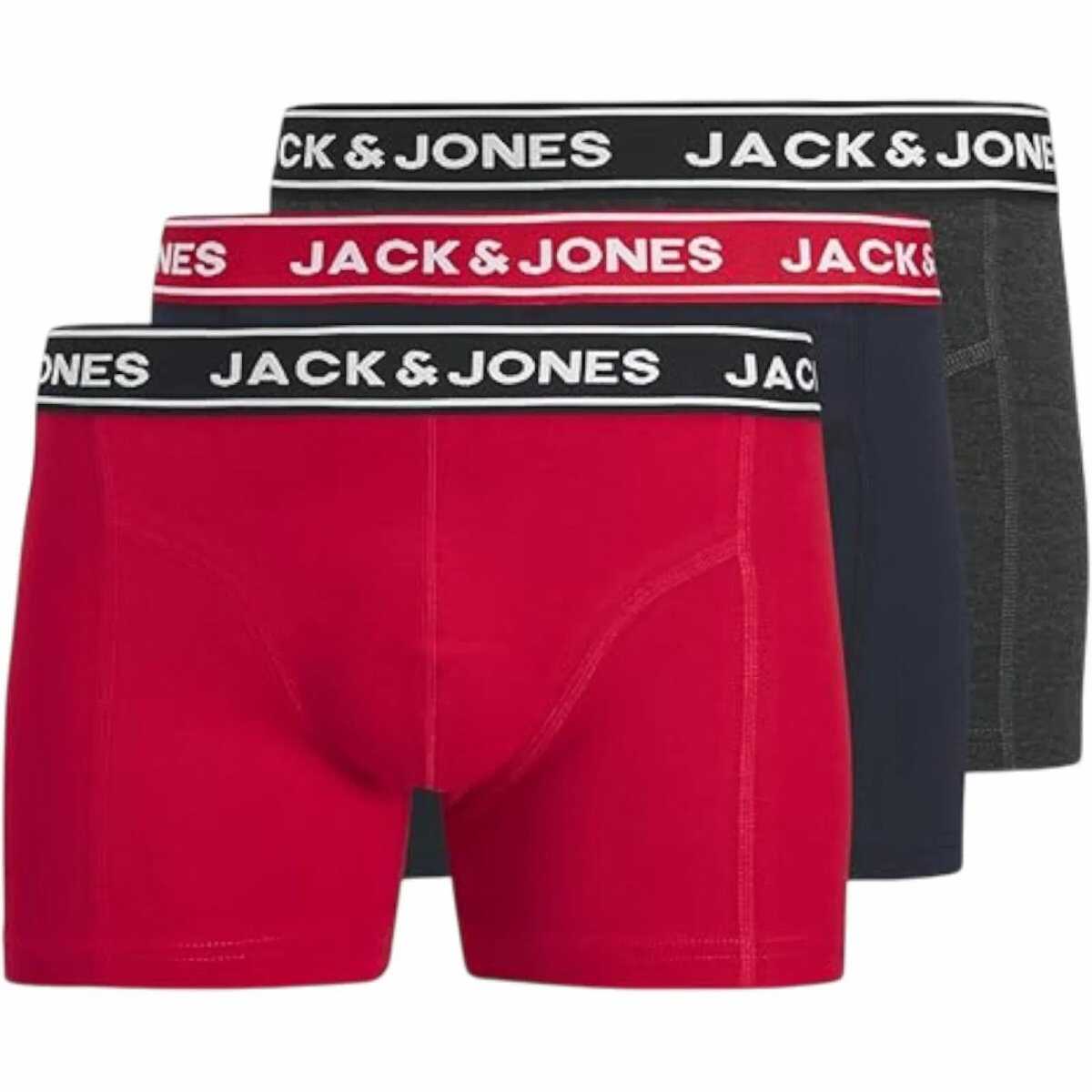 Jack Jones Hector Solıd 3 Lü Paket Erkek Boxer 12288873