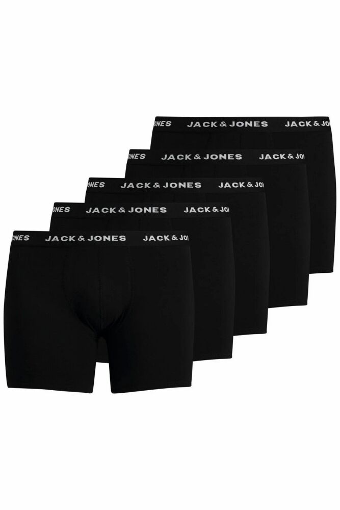 Jack Jones Huey 5 Li Paket Büyük Beden Erkek Boxer 12194944