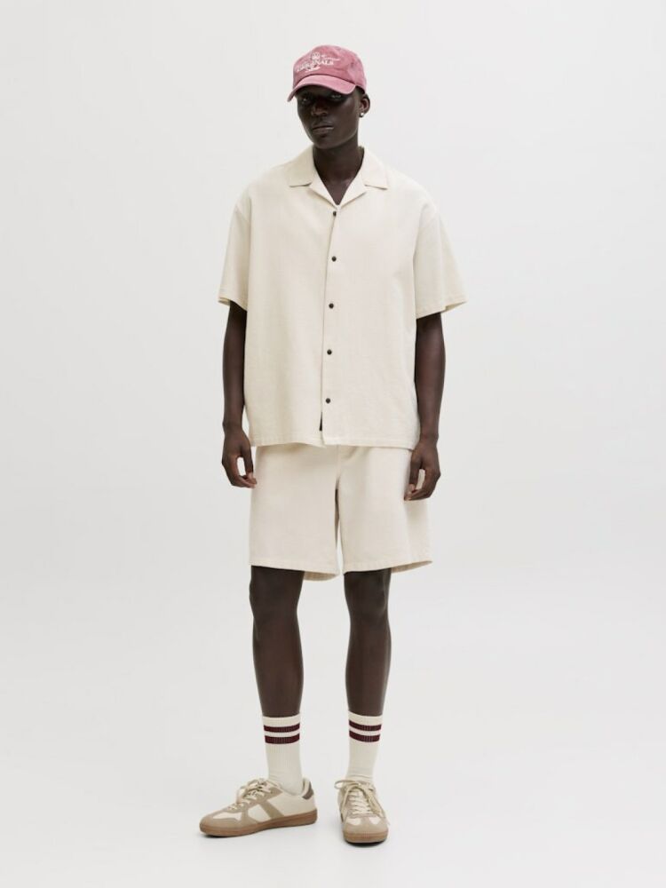Jack Jones Jaıden Waffle Relaxed Fit Erkek Şort 12295862 (1)