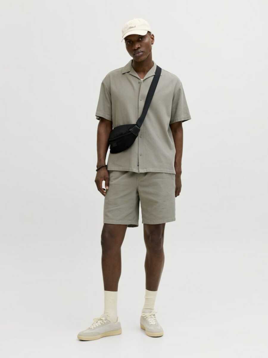 Jack Jones Jaıden Waffle Relaxed Fit Erkek Şort 12295862 (1)