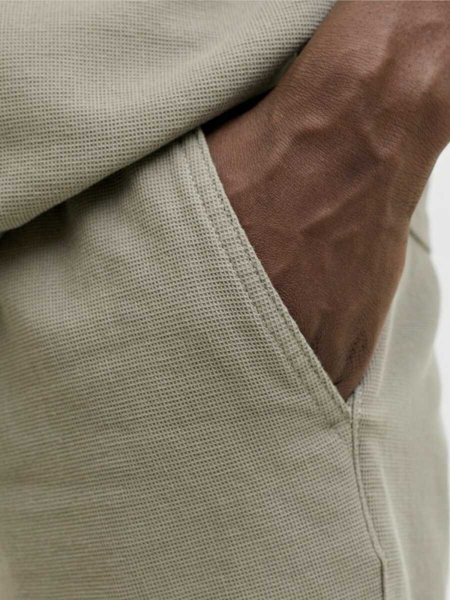 Jack Jones Jaıden Waffle Relaxed Fit Erkek Şort 12295862 - 8