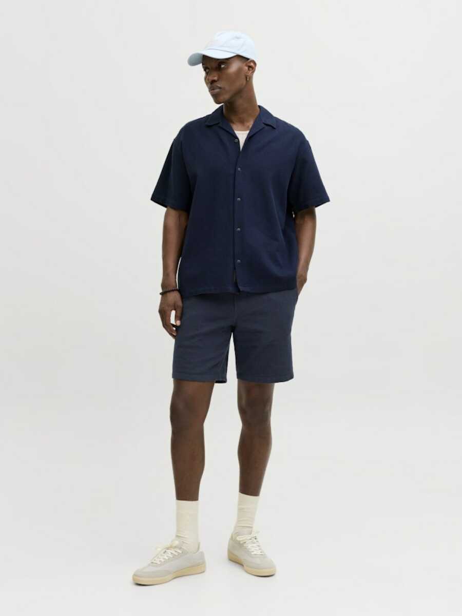 Jack Jones Jaıden Waffle Relaxed Fit Erkek Şort 12295862 (1)