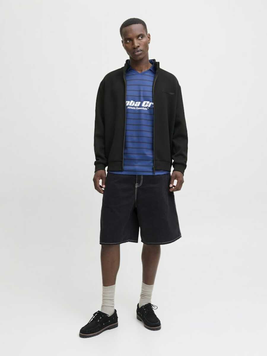 Jack Jones Jcofusıon Scuba Sweat Zıp Hıgh Neck Noos 12282703 - (1)