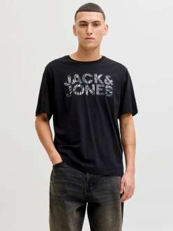 Jack Jones Jeff Logo Regular Fit Erkek Tişört 12288536 