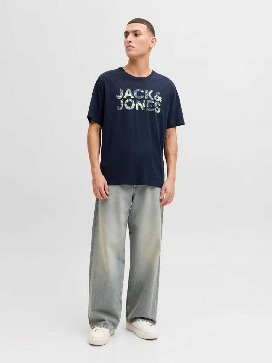 Jack Jones Jeff Logo Regular Fit Erkek Tişört 12288536 - 2
