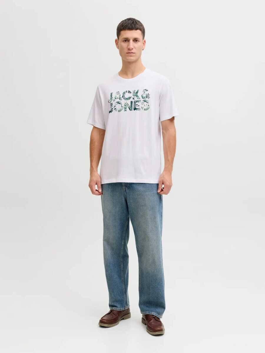 Jack Jones Jeff Logo Regular Fit Erkek Tişört 12288536 - 2