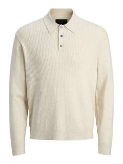 Jack Jones Jprblaedgar Knıt Polo Ls Kazak 12283290 