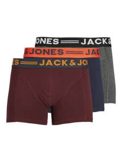 Jack Jones Lıcfıeld 3 Lü Paket Erkek Boxer 12113943