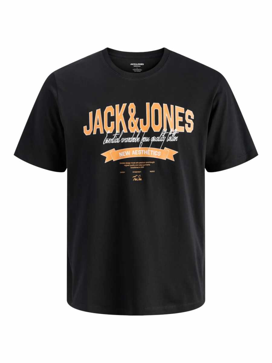 Jack Jones Logo Büyük Beden Erkek Tişört 12289691
