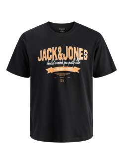 Jack Jones Logo Büyük Beden Erkek Tişört 12289691