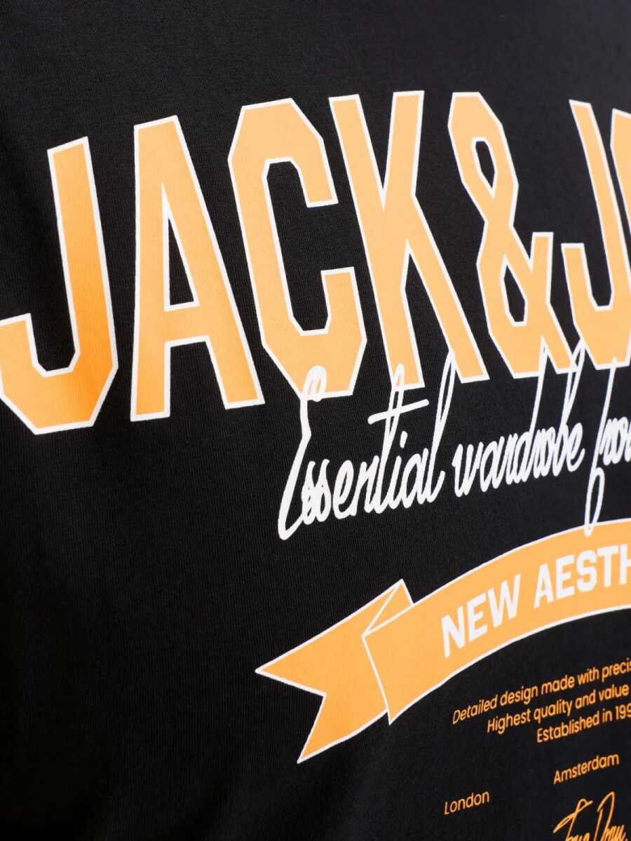 Jack Jones Logo Büyük Beden Erkek Tişört 12289691 - 3