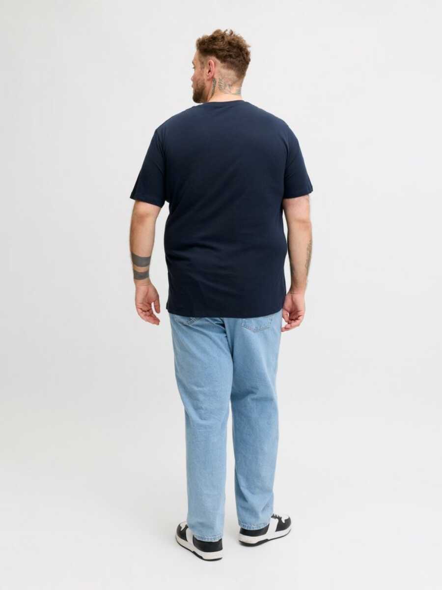 Jack Jones Logo Büyük Beden Erkek Tişört 12289691 - 5