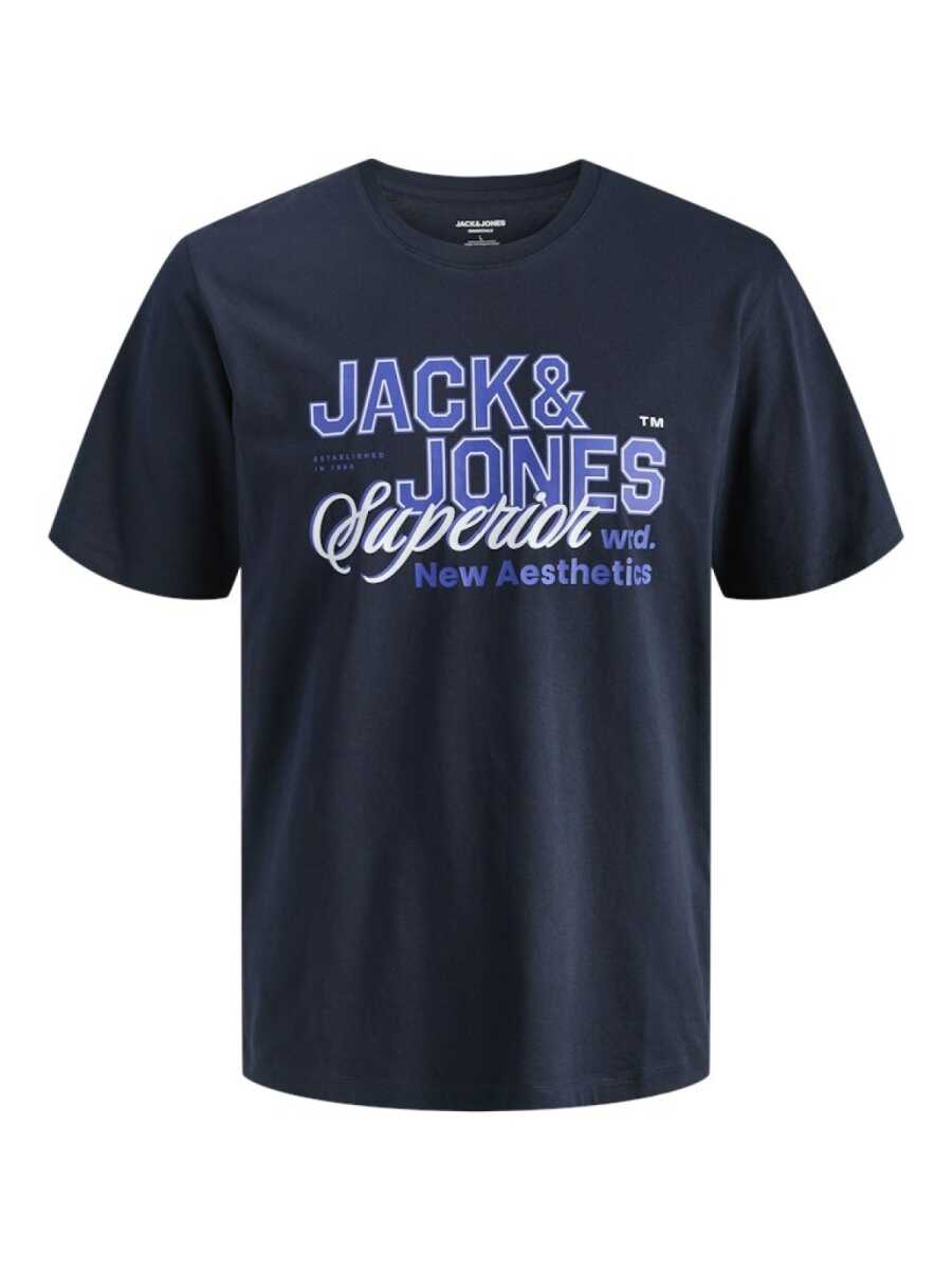 Jack Jones Logo Büyük Beden Erkek Tişört 12289691