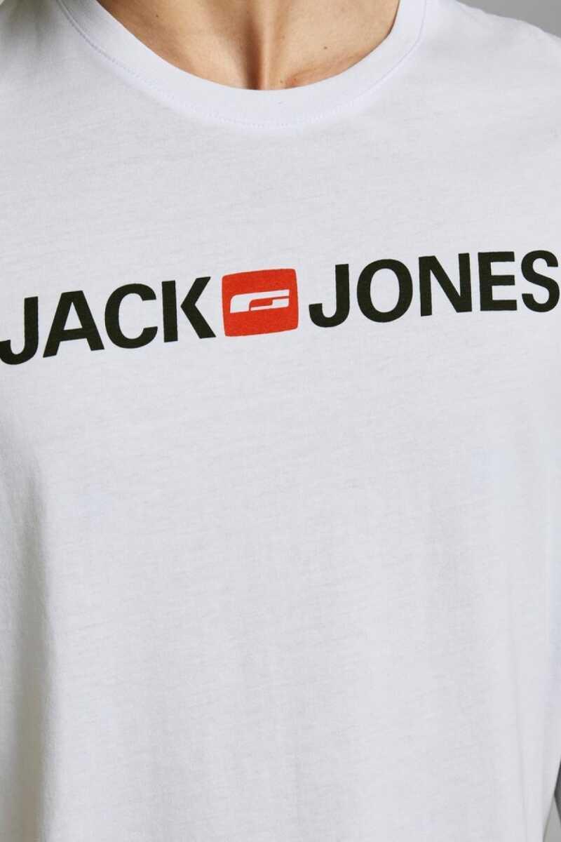 Jack Jones Logo Crew Neck Noos Erkek Tişört 12137126 - 5