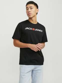 Jack Jones Logo Crew Neck Noos Erkek Tişört 12137126