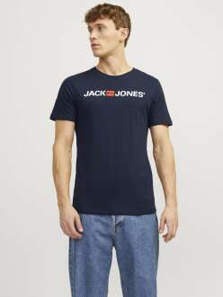 Jack Jones Logo Crew Neck Noos Erkek Tişört 12137126