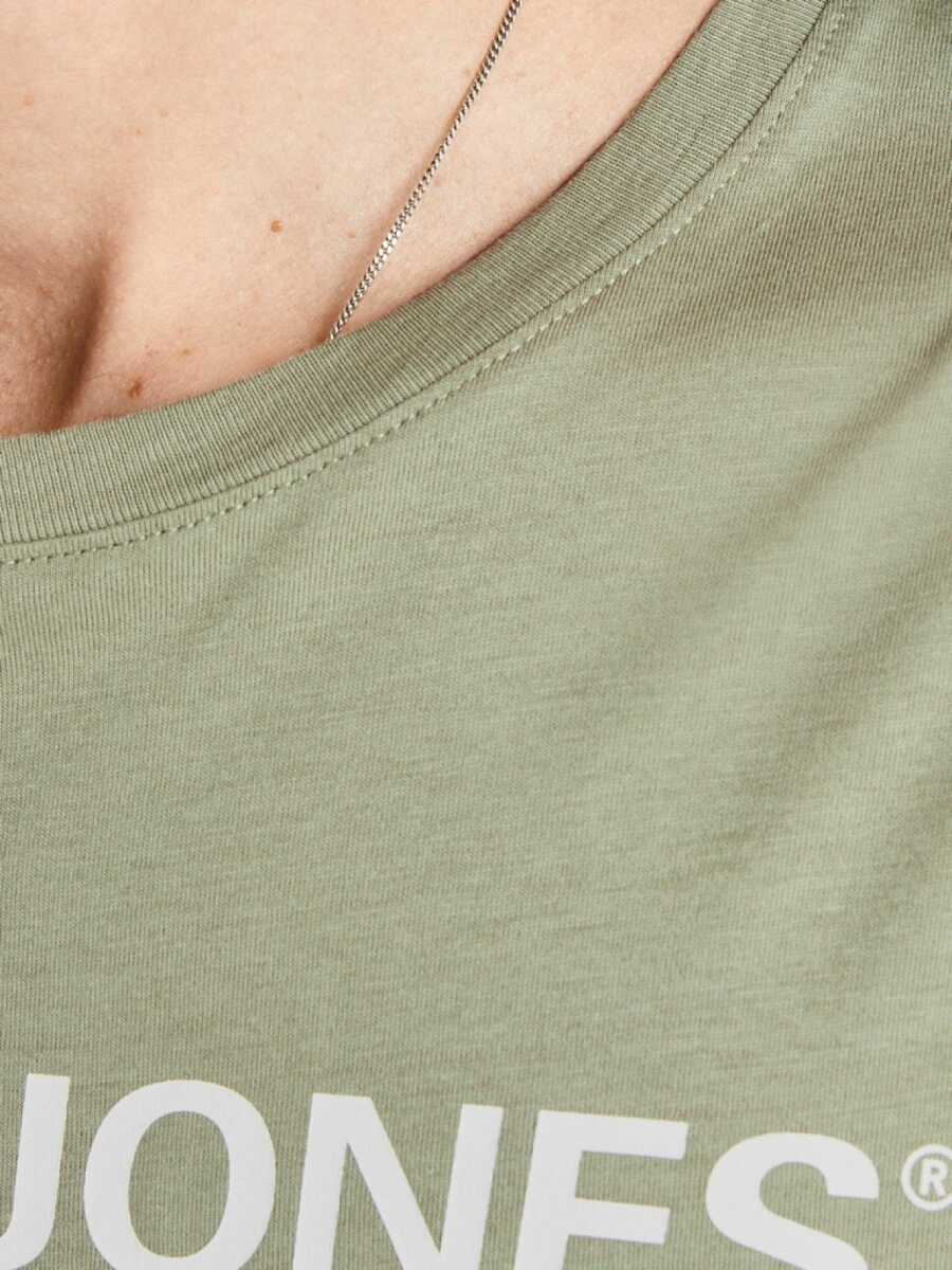 Jack Jones Logo Crew Neck Noos Erkek Tişört 12137126 - 5