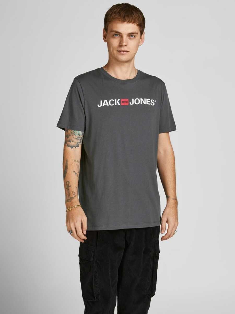 Jack Jones Logo Crew Neck Noos Erkek Tişört 12137126 - 1