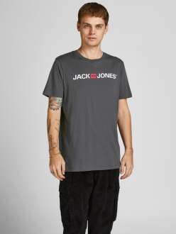Jack Jones Logo Crew Neck Noos Erkek Tişört 12137126