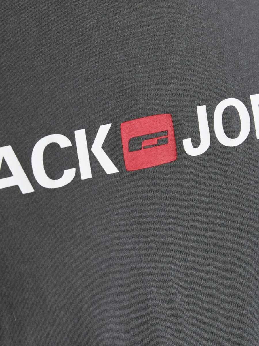 Jack Jones Logo Crew Neck Noos Erkek Tişört 12137126 - 5