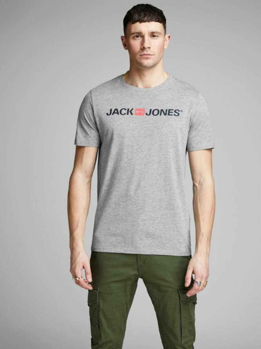 Jack Jones Logo Crew Neck Noos Erkek Tişört 12137126 - 2