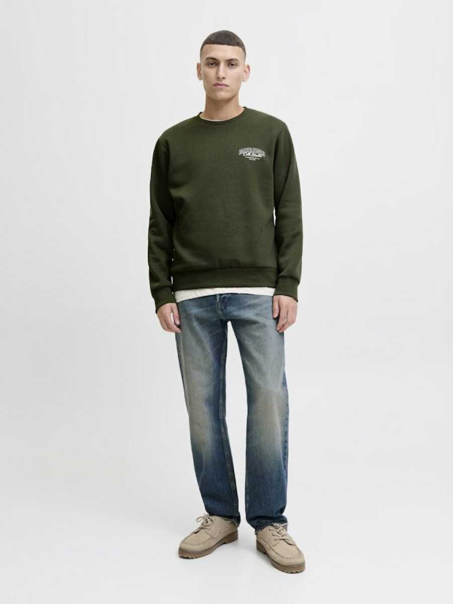 Jack Jones Makota Bisiklet Yala Regular Fit Erkek Sweat 12278601 - 2