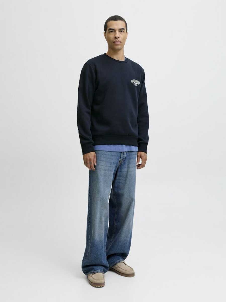 Jack Jones Makota Bisiklet Yala Regular Fit Erkek Sweat 12278601 - 2