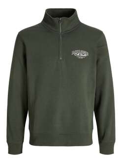 Jack Jones Makoto Halfzıp Fermuarlı Yaka Erkek Sweat 12278608