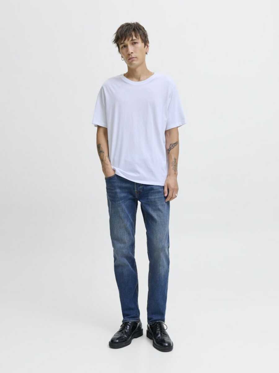 Jack Jones Mıke Tapered Fit Erkek Jean Pantolon 12290748 - 4