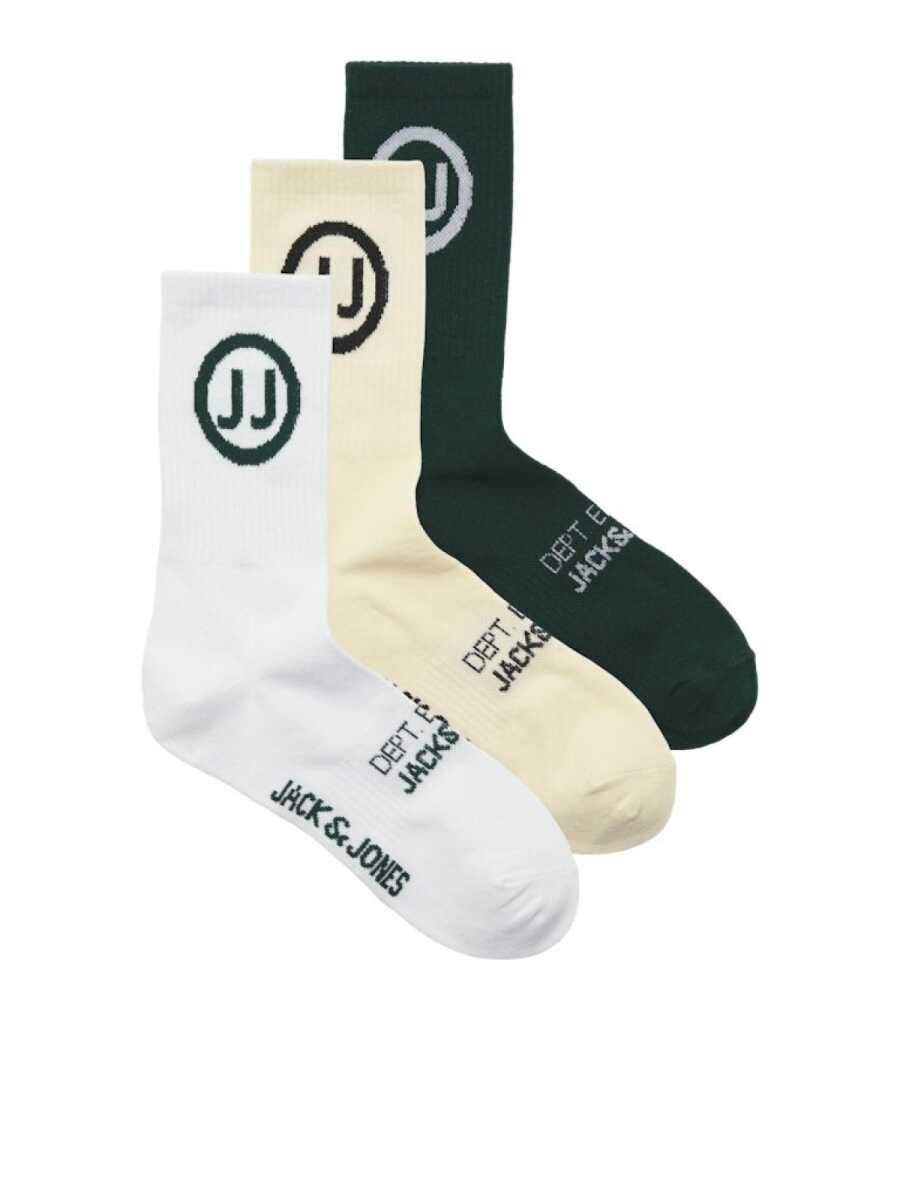 Jack Jones Mostar Tennıs 3 Lü Paket Erkek Çorap 12277067 - 1