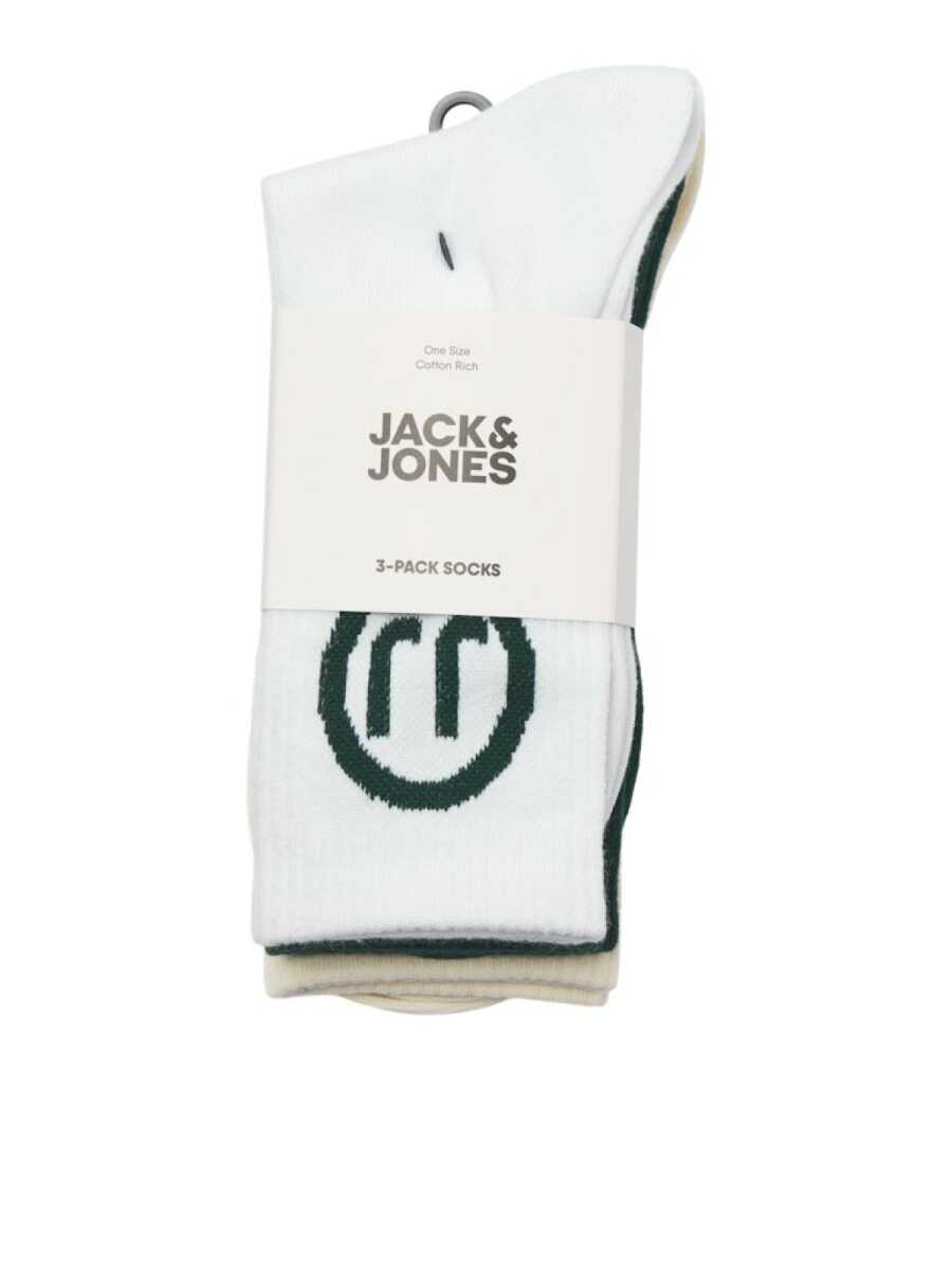 Jack Jones Mostar Tennıs 3 Lü Paket Erkek Çorap 12277067 - 2