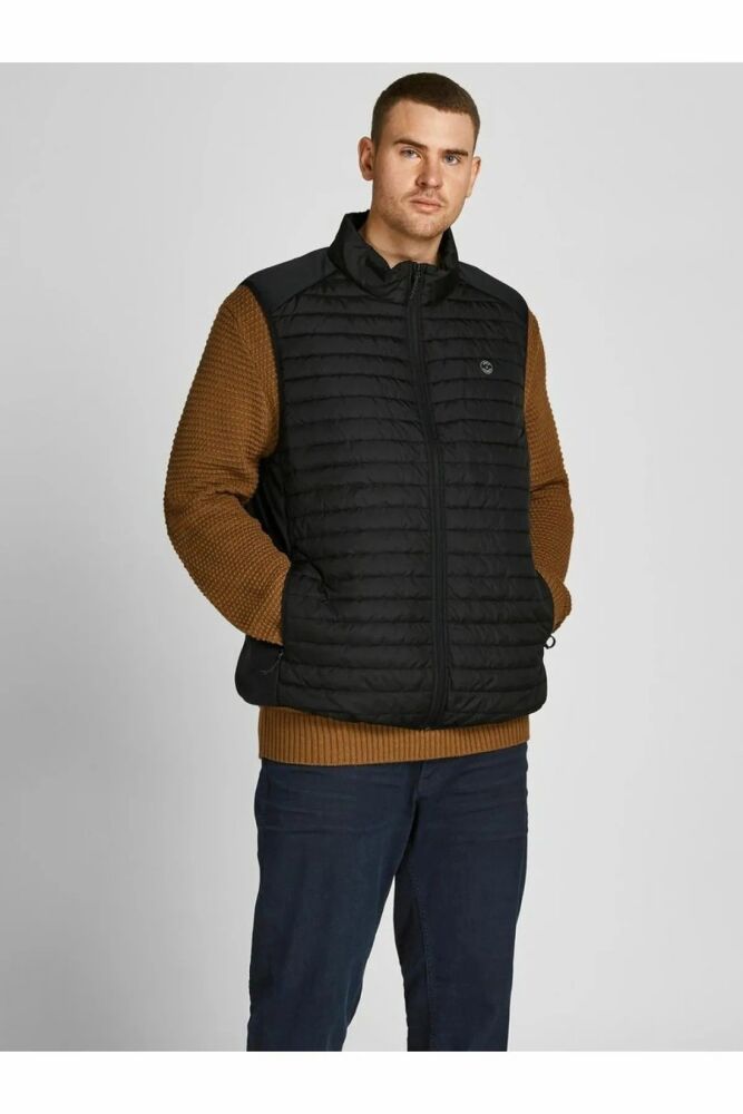 Jack Jones Multı Bodywarmer Erkek Büyük Beden Yelek 12205347