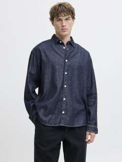 Jack Jones Norrebro Denim Loose Fit Erkek Jean Gömlek 12282775 